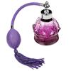 Women Girls Ladies 100ml Empty Refillable Travel Long Bulb Tassel Spray Perfume Bottle Purple