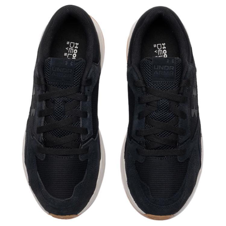 Under Armour Замшевые мужские кроссовки Charged Edge Черный Белый Кварц 3027731-001