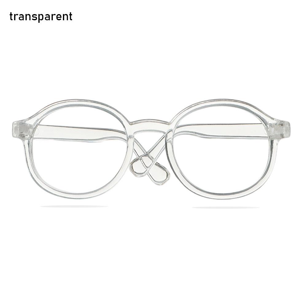 DIY Changing Clothes 9cm Accessories Toys Round Glasses Doll Decoration Dolls Glass