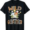 Футболка Wild GodFather 1st Birthday Safari Jungle Animal Truck