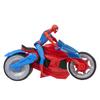 Hasbro Marvel Web Blast игровой набор размером 4 дюйма с 2 снарядами для детей от 4 лет F6899 Подлинный продукт Мотоцикл Человека-паука, (10 см) фигура, транспортное средство,