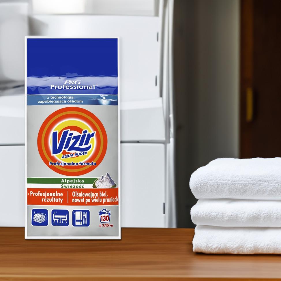 Порошок Vizir 7,15 кг Alpine Fresh Для белого