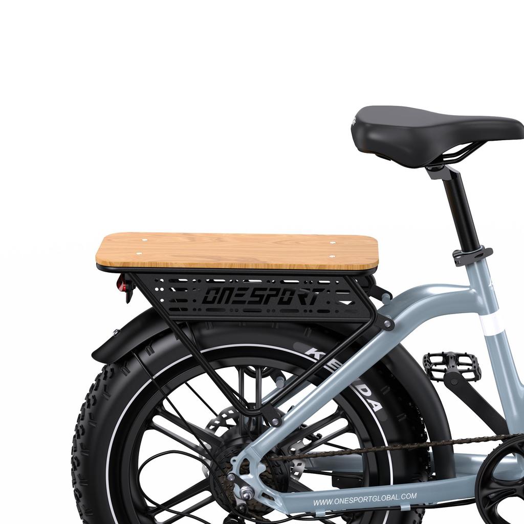 Electric bicycle ONESPORT OT08, 500W motor, 48V 18AH battery, top speed 25 km/h, cruising range 90km, 20*4.0 inch tires