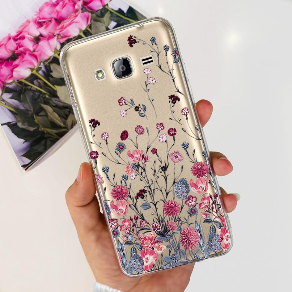 Чехол для Samsung Galaxy Grand Prime G530 G530H G531 G531H G531F SM-G531F Прозрачный Чехол Модный Цветок Мягкий ТПУ Силиконовый Чехол для Телефона