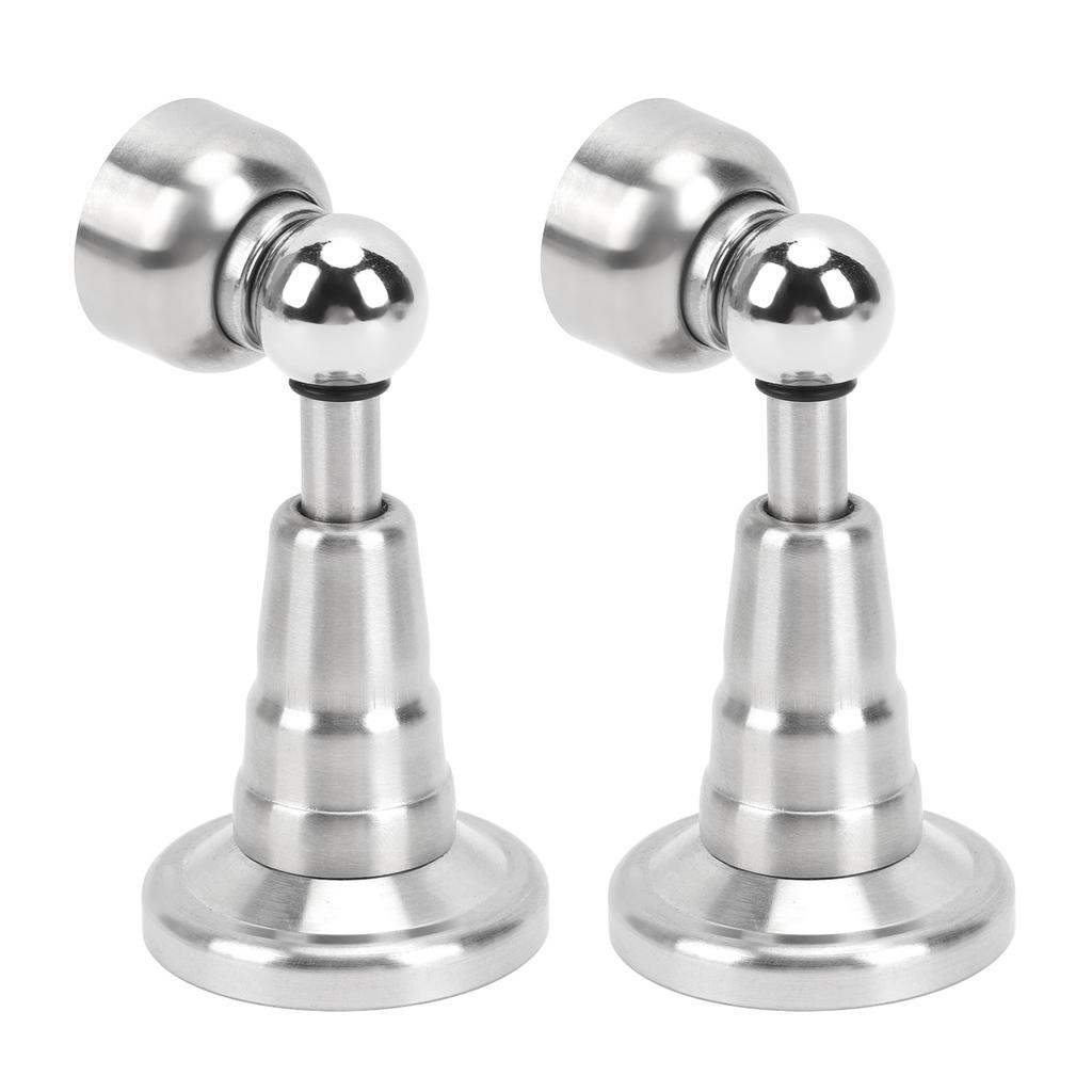 1 Pair RV Door Holder Stainless Steel Silent Hydraulic Spring Shock Absorbent Door Stopper for Motorhome Trailers