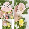 Soft Short Plush Spongebob And Patrick Star Figurine Keychain With Cute Design