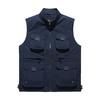Spring And Autumn Men'S Vest Mesh MultiPocket Tooling Photography Fishing Reporter Outdoor Vest