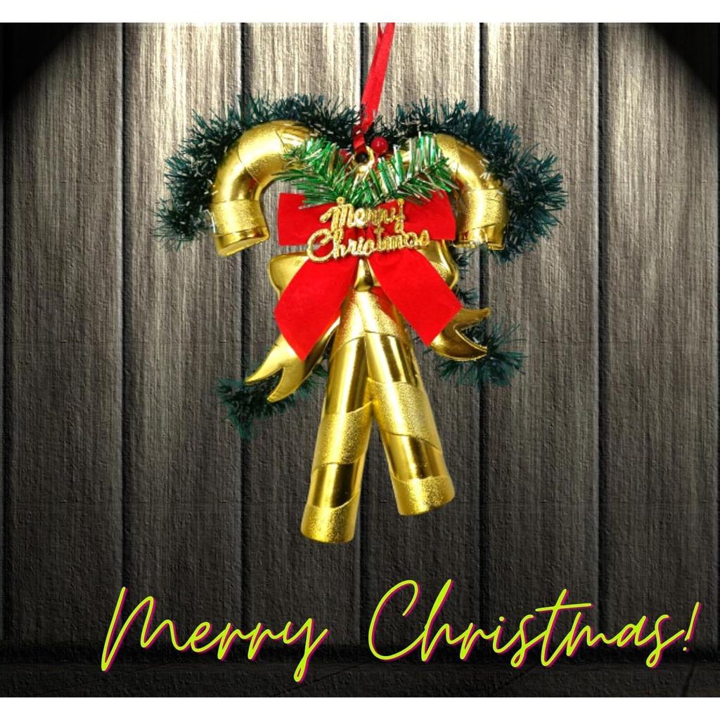(1 шт.) Рождественский Декор Венок Настенные Подвески для Дома Входная Дверь Стена Комната Украшения для Рождественской Вечеринки Счастливого Рождества Декоративные Предметы