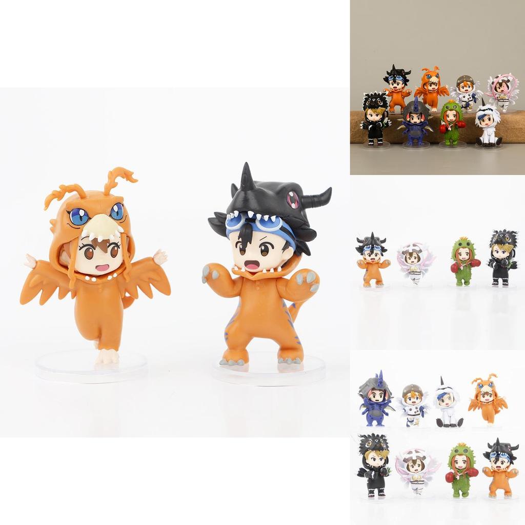 Изысканные ПВХ Аниме Фигурки Digimon Taichi Yamato Sora Koushiro Mimi Коллекционный Набор