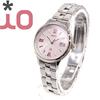 Orient iO SOLAR Solar Watch, Made in Japan, with Manufacturer's Warranty, RN-WG0006P, Women's, Pink