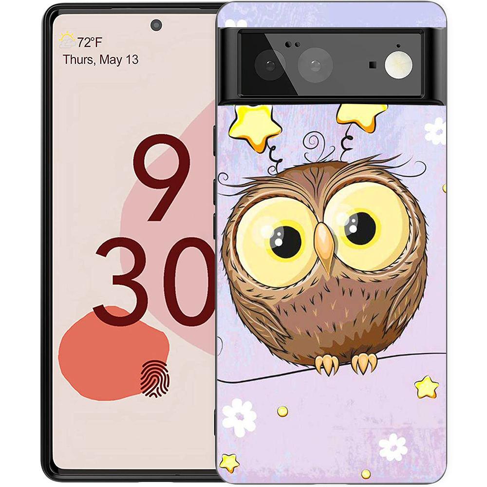 Милый мультяшный чехол-накладка с совой для Google Pixel 8 7 6 7A 6A Pro 5G, противоударный, силиконовый, мягкий, 9 Pro XL 8 Pro 5G, чехол-сумка