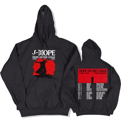 Корейский танцор J-Hope Новые худи Hope on The Stage Тур 2026 Забавная толстовка Унисекс Повседневная одежда Хип-хоп Мода Эстетика Пуловер мужская одежда