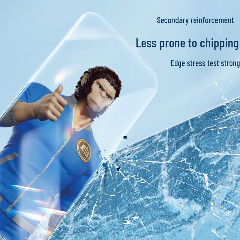 Mr. Blue Gorilla Tempered Glass Screen Protector for iPhone 16 Pro Max