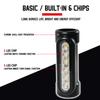 For Harley Turn Signal Bike Touring Moto Bumper Light Motorcycle Highway Bar Switchback Driving Light White Amber LED Crash Bars