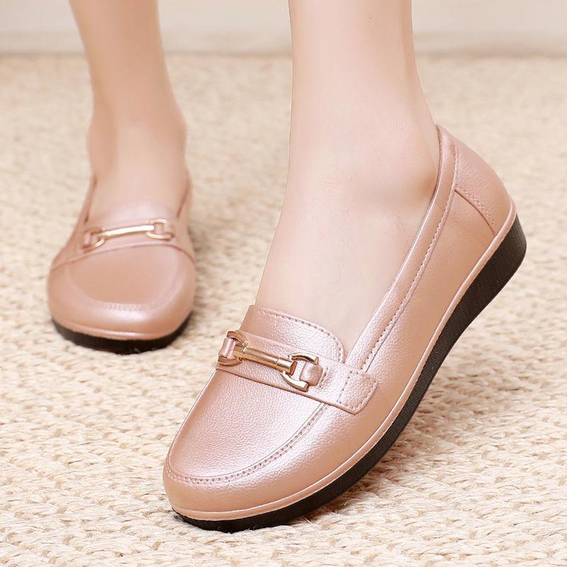 Женские резиновые сапоги с неглубоким носком, водонепроницаемые и нескользящие плоские резиновые сапоги для женщин, износостойкая рабочая обувь для весны и осени