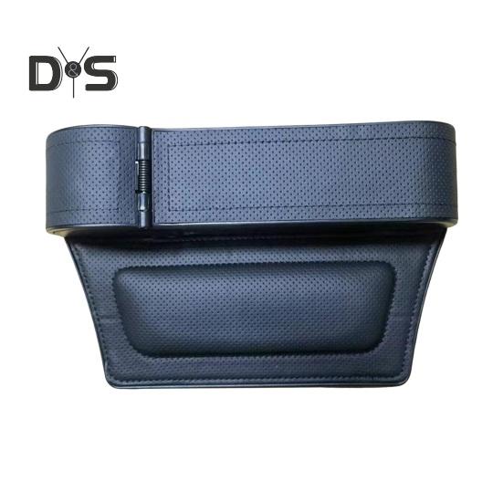 Автомобильный органайзер для заполнения зазоров сидений с удлинителем подстаканника, регулируемая конструкция рычага, многофункциональная боковая коробка для хранения телефона, очков, ключей