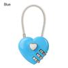 Кодовый замок для багажа на День святого Валентина, 3-значный пароль, замок в форме сердца, средство безопасности