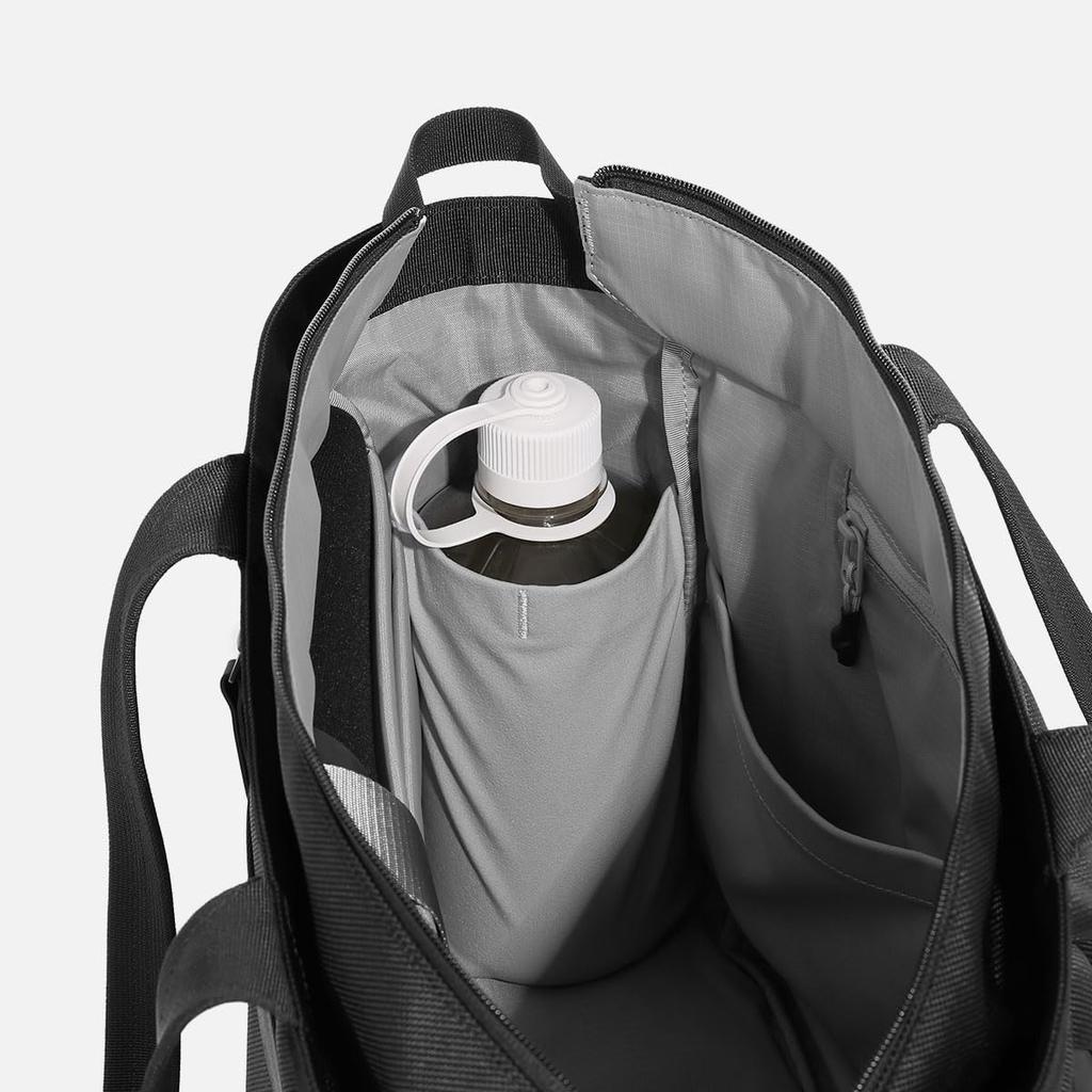 Air Gym Tote 2 (11018) - Men's Black Nylon Tote Bag, Waterproof and Water-Repellent with Cordura Ballistic Lining, Perfect for Business or Casual