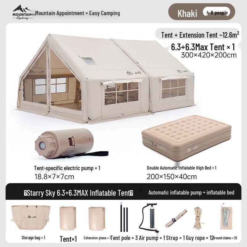 Shan Yue 2-in-1 Automatic Inflatable Camping Tent and Awning Set