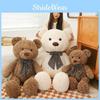 Tie Bow Teddy Bear Plush Toy Cartoon Stuffed Animal Doll Decoration Kids Gift