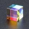 Funny Mixing Color Cube Sun Catcher Rainbow Crystal Cubes Optical Dispersion Prism  Office