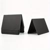 5PCS Desktop PVC Sign V-shaped Price Sign Plastic Label Erasable Black and Pink Small Blackboard Table Card