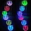 Owl Solar Wind Chime Light Waterproof Color Changing Outdoor Solar Garden Decorative Lights for Mother Day Mom Birthday