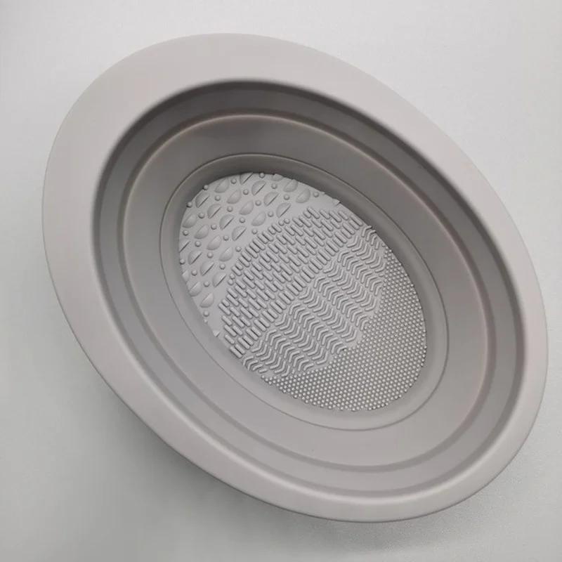 Silicone Makeup Brush Cleaner Bowl Foldable Cleaning Mat Cosmetic Foundation Eyeshadow Powder Brushes Cleaner Tools for Makeup