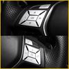 Chrome Steering Button Wheel Cover Trim Fit Benz Mercedes C E Class W204 12-16