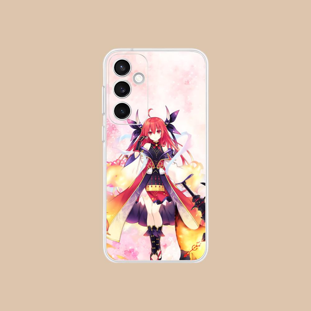 Date a Live Котори Ицука Прозрачный чехол для мобильного телефона для Samsung Galaxy S25 S24 S23 S22 S21Plus FE Ultra Цветной чехол