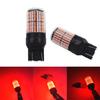 2pcs T20 7443  3014 144SMD Red LED Canbus Taillight Flashing Strobe Blinking Rear Alert Safety Brake Stop Car Light