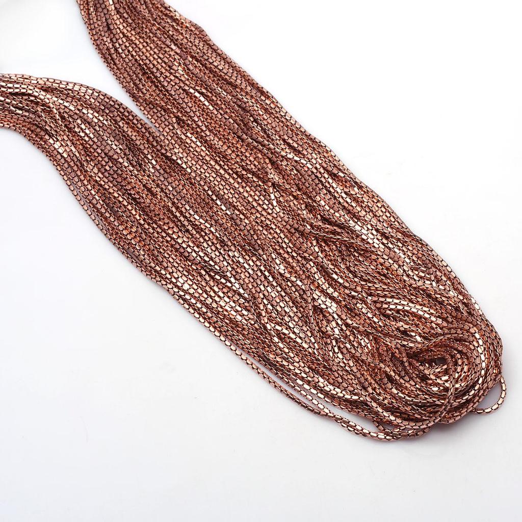 Pure Copper Box Chain Necklace Herringbone Copper Jewelry Copper Chain Necklace Jewelry For Eco Friendly Chain Gift