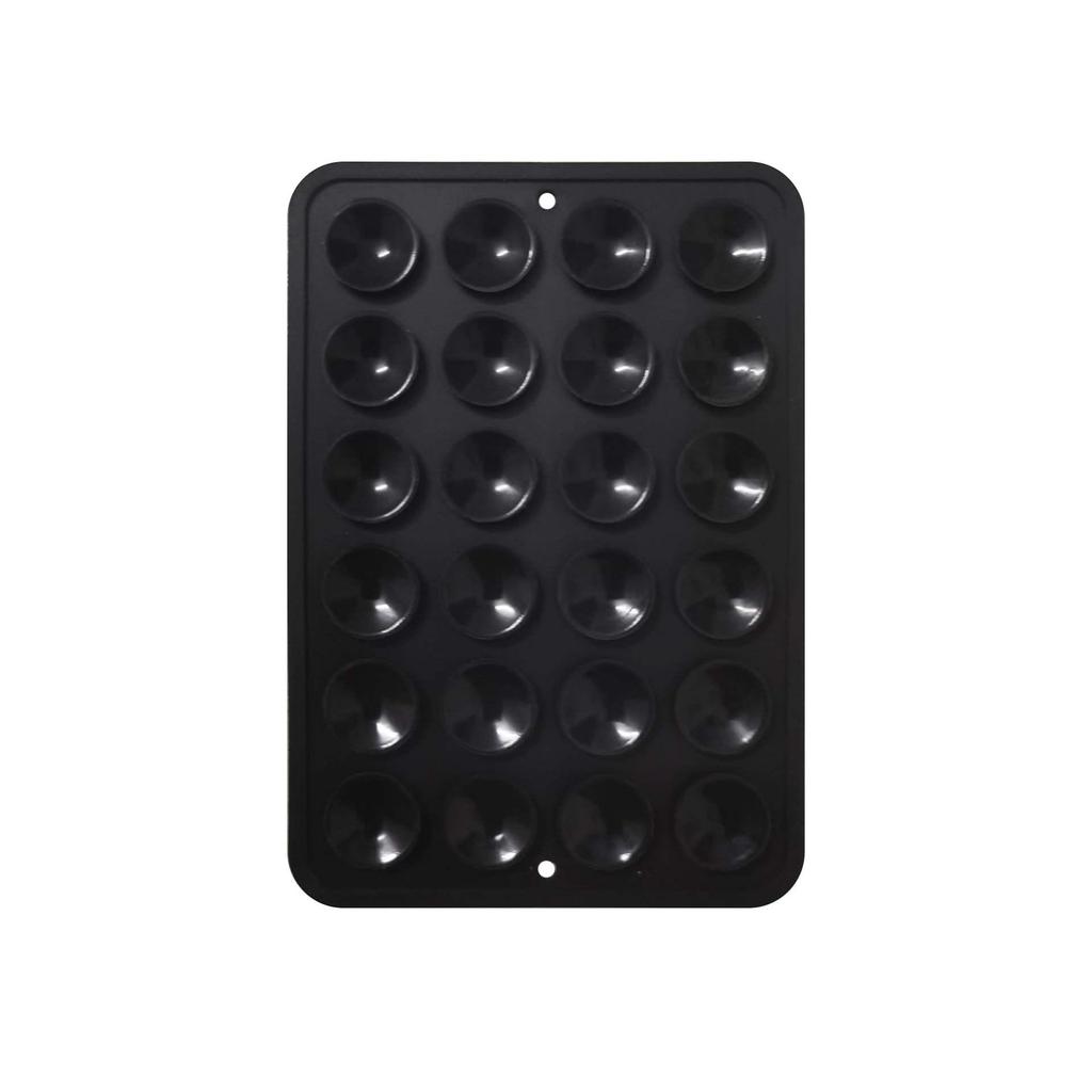 Черная силиконовая противоскользящая подставка для телефона: 24 Портативные, Минималистичные Наклейки на Присосках