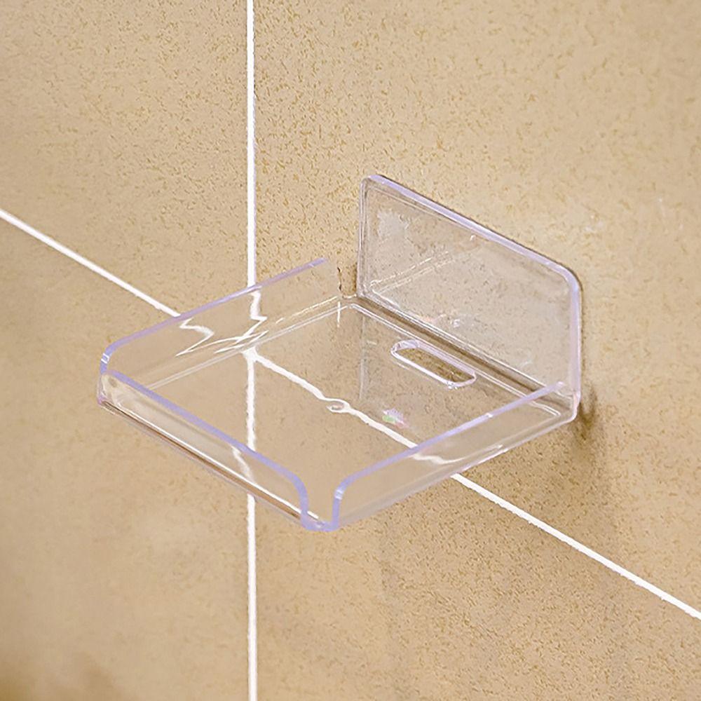 White Clear Camera Bracket Punch-Free Router Holder Set-Top Box Bracket for Home Universal