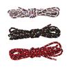 Paracord Type Cord White Red and Black 3 Mm X 1 M 3 Pieces