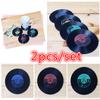 2 шт. коврик силиконовый виниловый держатель для альбомов для напитков подставки для напитков круглые очки
