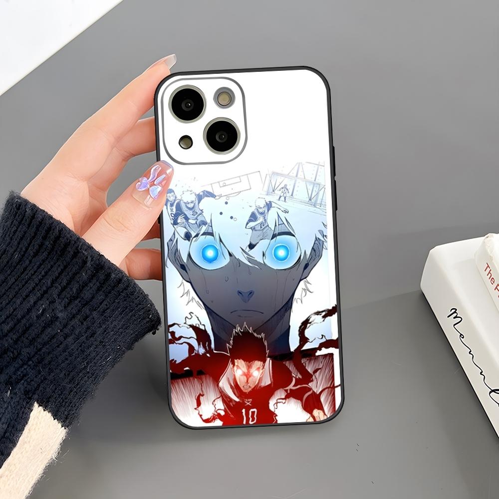 Чехол для телефона Аниме Blue Lock Для Iphone 16 Plus 15 14 Pro Max 13 Mini 11 12 Xr X Xs 6 7 8 SE Plus Задняя крышка