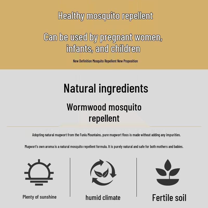 Mugwort Mosquito Repellent Incense Sticks for Camping & Outdoors - Child & Eco-Friendly
