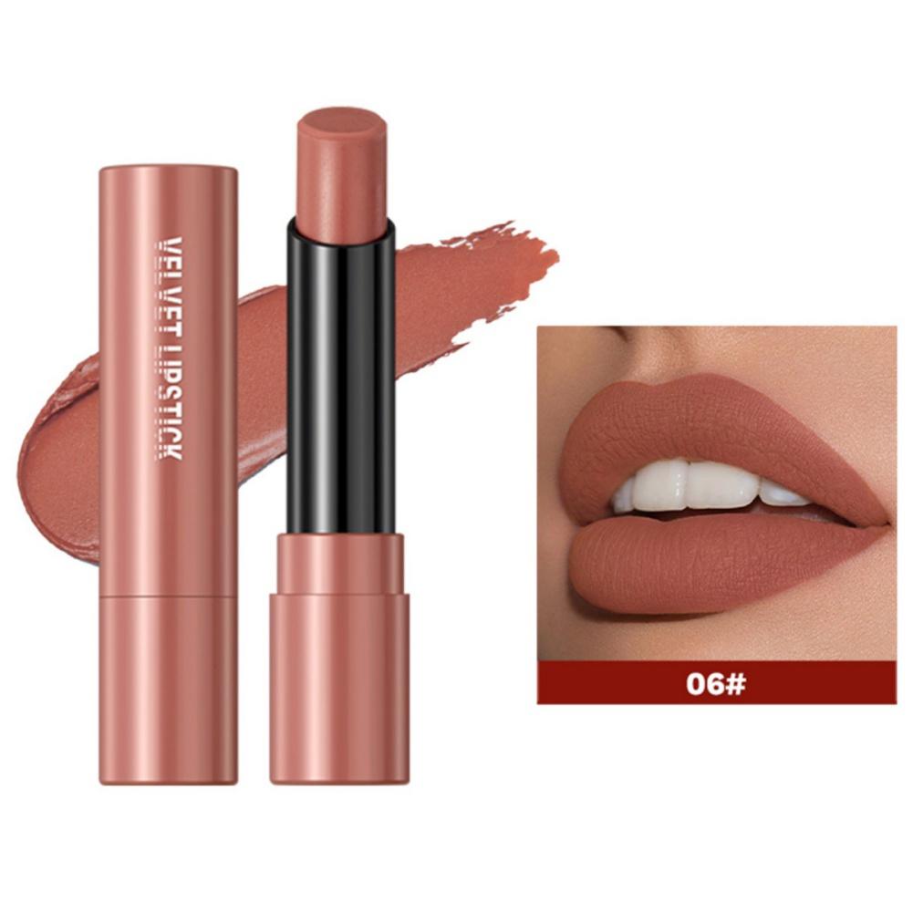 Velvet Lipstick Matte Texture Smooth and Soft Lip Long-lasting Lipstick
