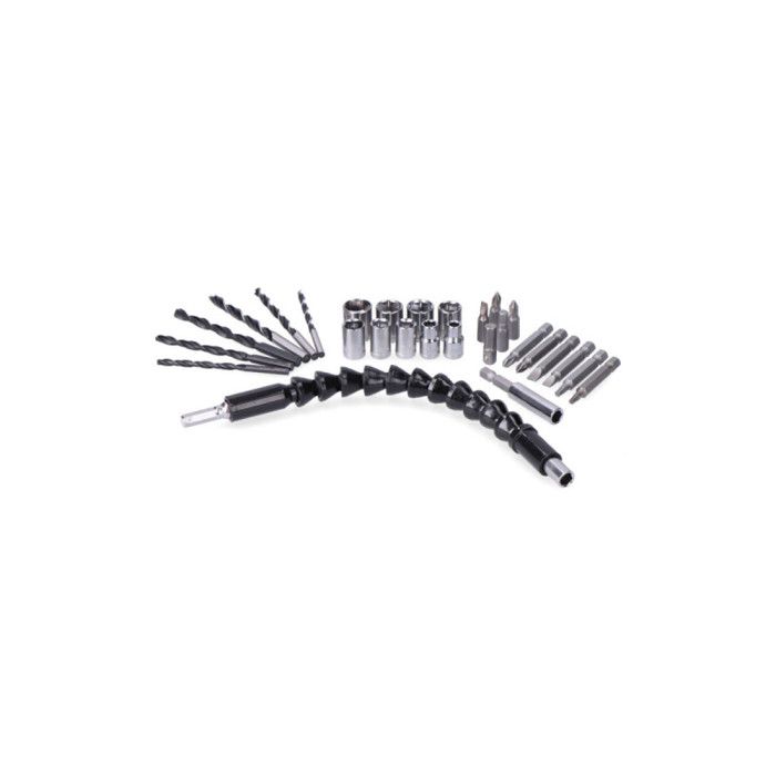 Perceuse-visseuse sans fil - KOMA TOOLS - 20V - Batterie Lithium-ion 2,0Ah - 27 accessoires - Chargeur inclus