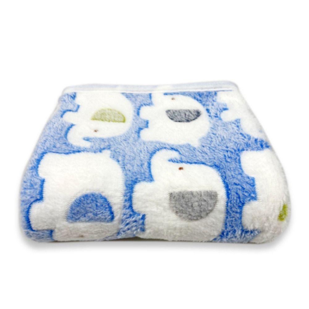Fluffy Soft Warm Bone Pattern Dogs Plush Pet Blanket Winter Quilt Fleece Blanket Flannel Blanket