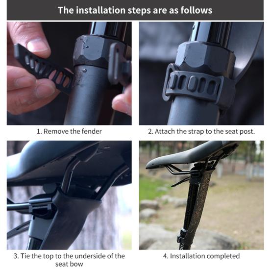Силиконовое крыло на подседельный штырь велосипеда, регулируемое, легкое, универсальное, для горного, шоссейного велосипеда, защита от брызг грязи, аксессуары для велосипеда