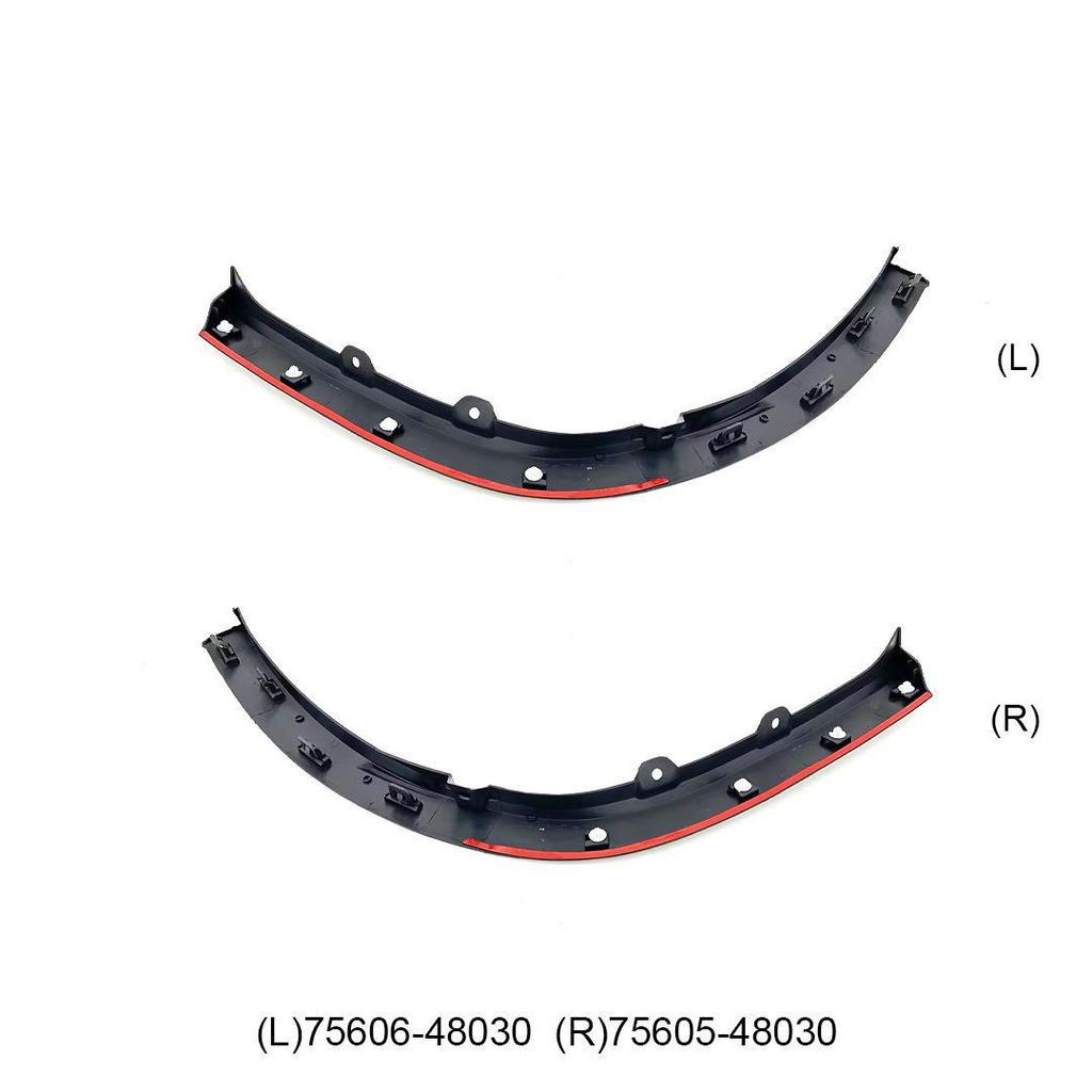 Совместимый Fender Wheel Eyebrow для Lexus RX 20-23: Детали 75602-48060/75606-48030