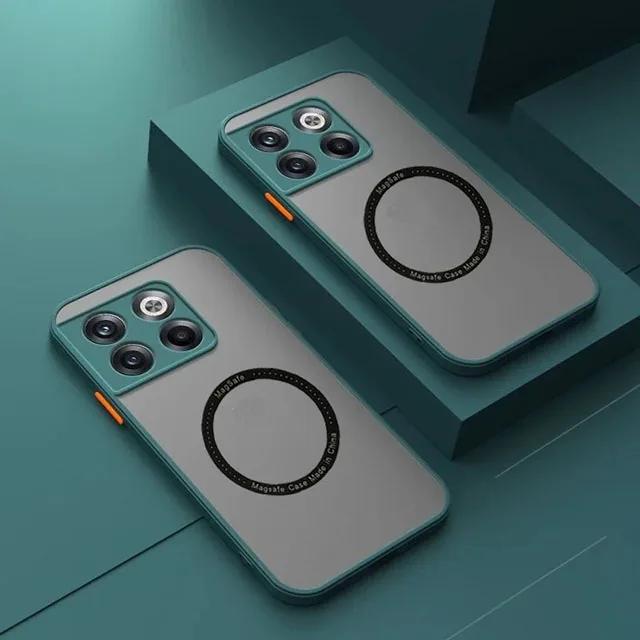 Для Magsafe Роскошный силиконовый чехол для телефона для Oneplus 12 11 9 R RT 8 7 10 10T Pro Магнитная крышка для беспроводной зарядки