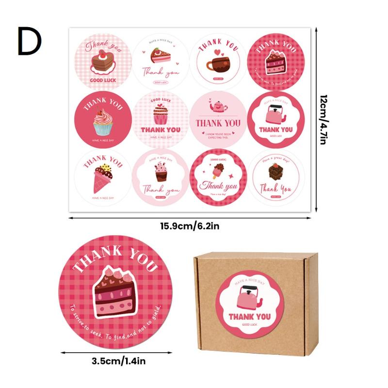 30 Sheets Bow Thank You Adhesive Stickers Smudge-Proof Decor Labels for Bridal Shower Gift Wrapping Envelope Seals