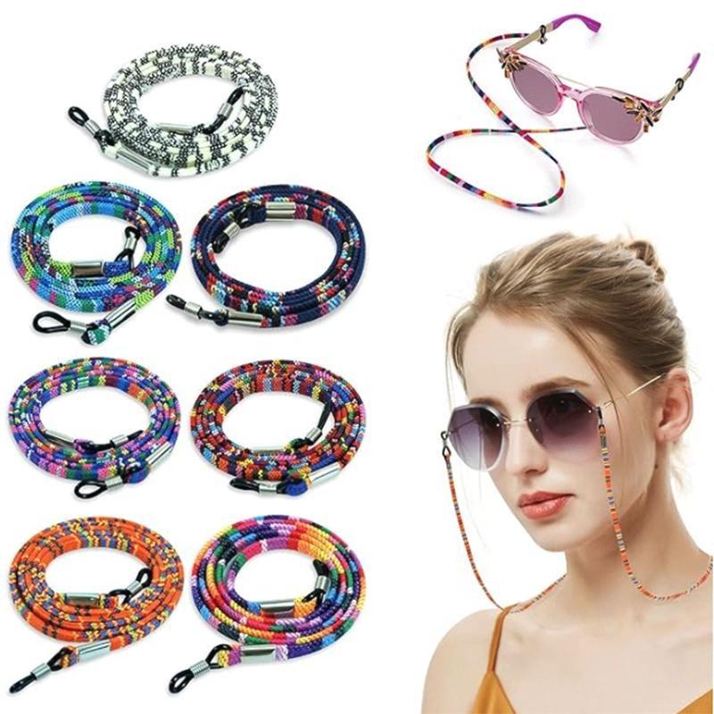 Eyeglass Strap Chain Sunglasses Holder Cord Anti Slip Reading Glasses Chain String Neck Cord Eyewear Glasses String