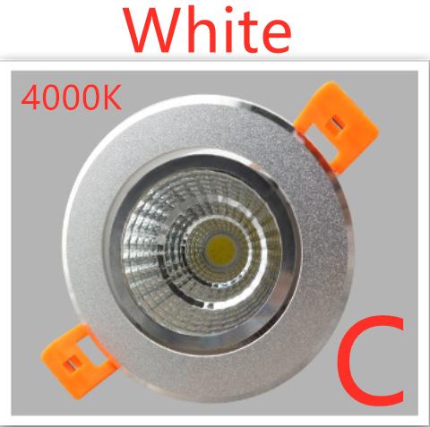 LED Downlight Dimmable Lamp iling  3w 5w 7W 12w 15w 20w  30w 40w Cob Led Spot 220V/110V iling Ressed round panel light