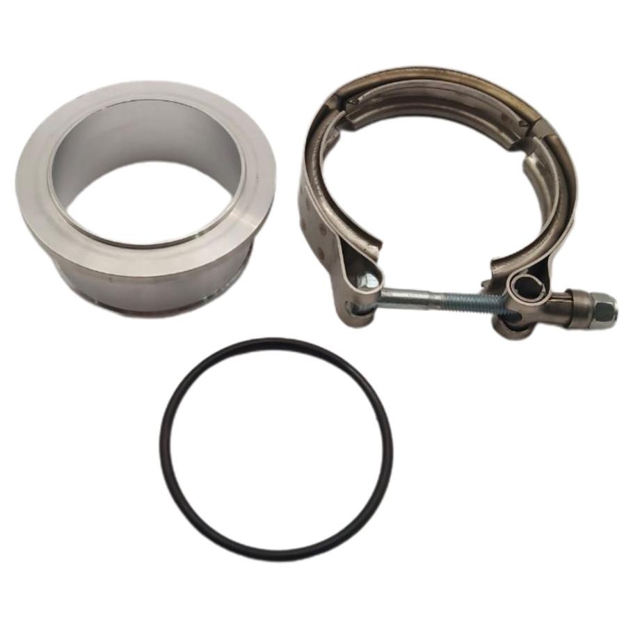 Для турбокомпрессора Holset HX35 HX35W HX40W V-образный фланец + хомут Cummins 5.9L