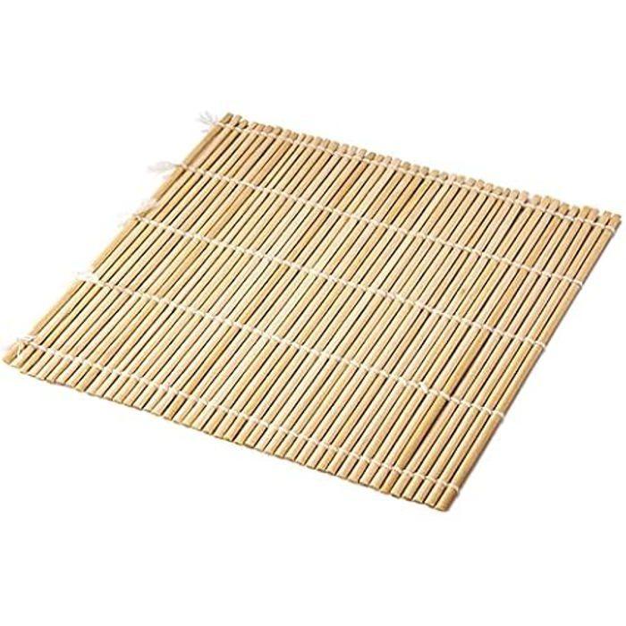 Tapis pour enrouler les sushis - Tescoma - En bambou - 24 x 24 cm