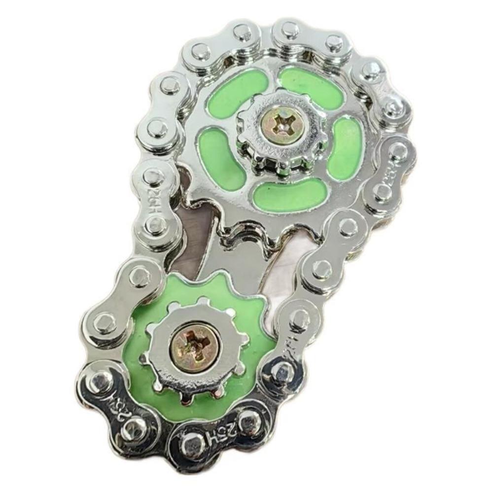 Metal Hand Spinner Chain Gear Chains Gear Wheel Gear Chain Gyroscope Fidget Spinner Classic Toys